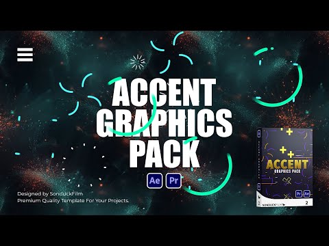 200 Accent Graphics Pack For After Effects & Premiere Pro