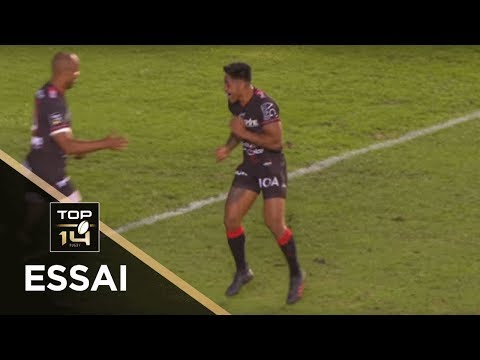 TOP 14 - Essai Malakai FEKITOA (RCT) - Toulon - Agen- J5 - Saison 2018/2019