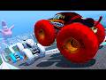 Epic High Speed Monster Trucks Jumps Stunts Crashes 113 BeamNG Drive