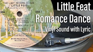 Little Feat - Romance Dance - Vinyl Sound with Lyric
