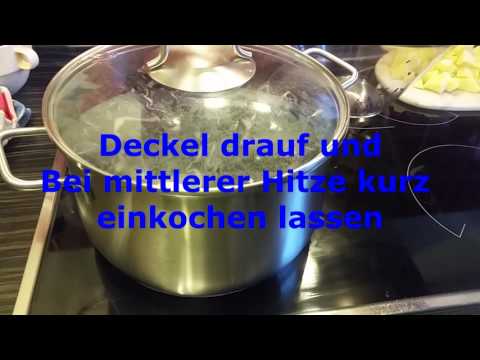 Rotkohl Apfel Gemüse mit Preiselbeeren Low Carb