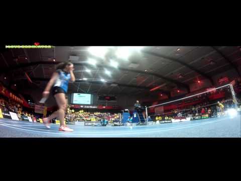 Playoffs 2016:  Lisa Malaihollo - Manon Sibbald (3rd game)