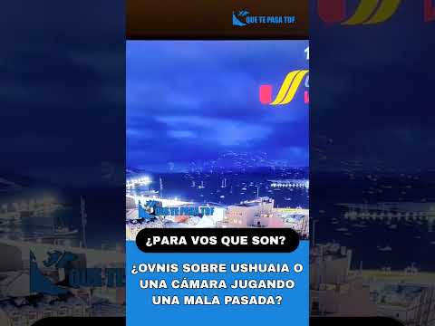 ¿QUÉ FUE ESO? EXTRAÑAS LUCES SOBRE #Ushuaia #TierraDelFuego #OVNI #Misterio #LucesExtrañas