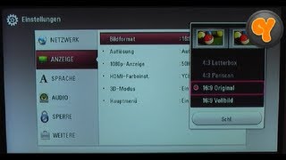 Setup & Einstellungen: LG BP430 3D Blu-Ray / DVD Player [SmartTV / DLNA / MKV / DivX / AVCHD]