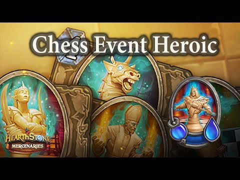 Chess Event (White King) Heroic : Hearthstone Mercenaries