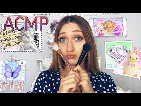 АСМР Ролевая игра Сестра сделает тебе макияж / ASMR Roleplay Sister will make you makeup 🧐👧