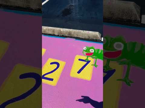 Tangled themed parking spot for Ellina!! #explore #explorepage #viral #senior #parkingspot #paint