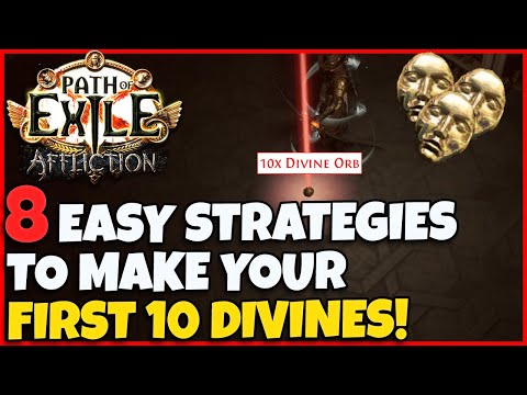 [POE 3.23] 8 Simple Currency Strategies to Make Your First 10 Divines With ANY Build