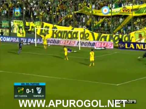 Defensa y Justicia vs Temperley (0-1) Primera División 2015 Fecha 10