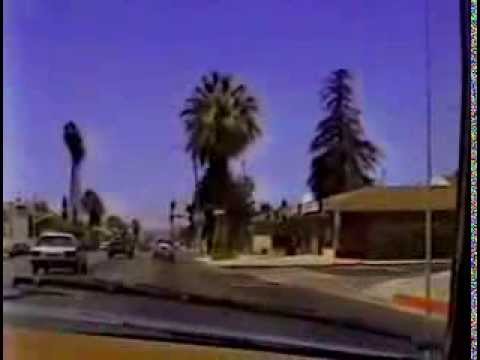 Vintage Footage of Drive Down Florida Ave, Highway 74, Hemet Ca. 1989.