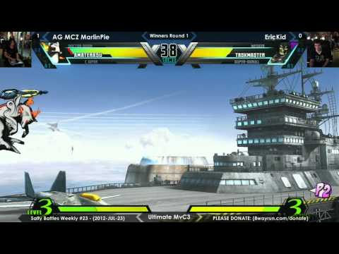 Salty Battles #23 - UMvC3 W1 - AG MCZ MarlinPie VS EricKid