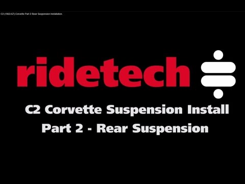 RideTech C2 (1963-67) Corvette Part 2 Rear Suspension Installation.