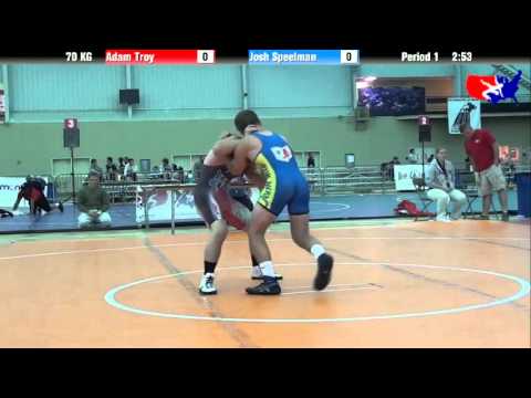 Adam Troy vs. Josh Speelman at 2013 ASICS University Nationals - GR
