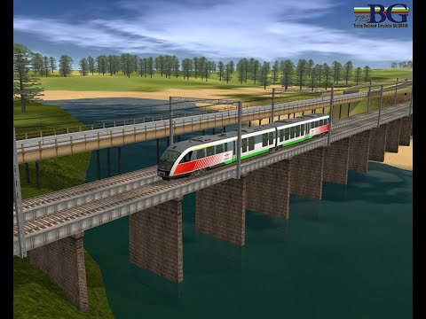 Играя Trainz Simulator 12 и се возя във влака за Благоевград