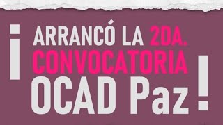 The 2nd OCAD Paz Call for Proposals is underway! 🕊