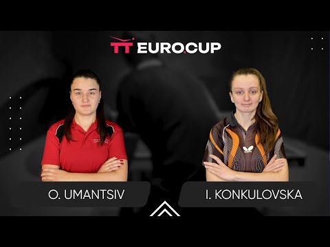 07:00 Olha Umantsiv - Iryna Konkulovska 18.07.2025 TT Euro.Cup Women Ukraine Master Table 3