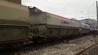 Özel sektörün ilk tren işletmecisi OMSAN’ın ilk treni hareket etti.