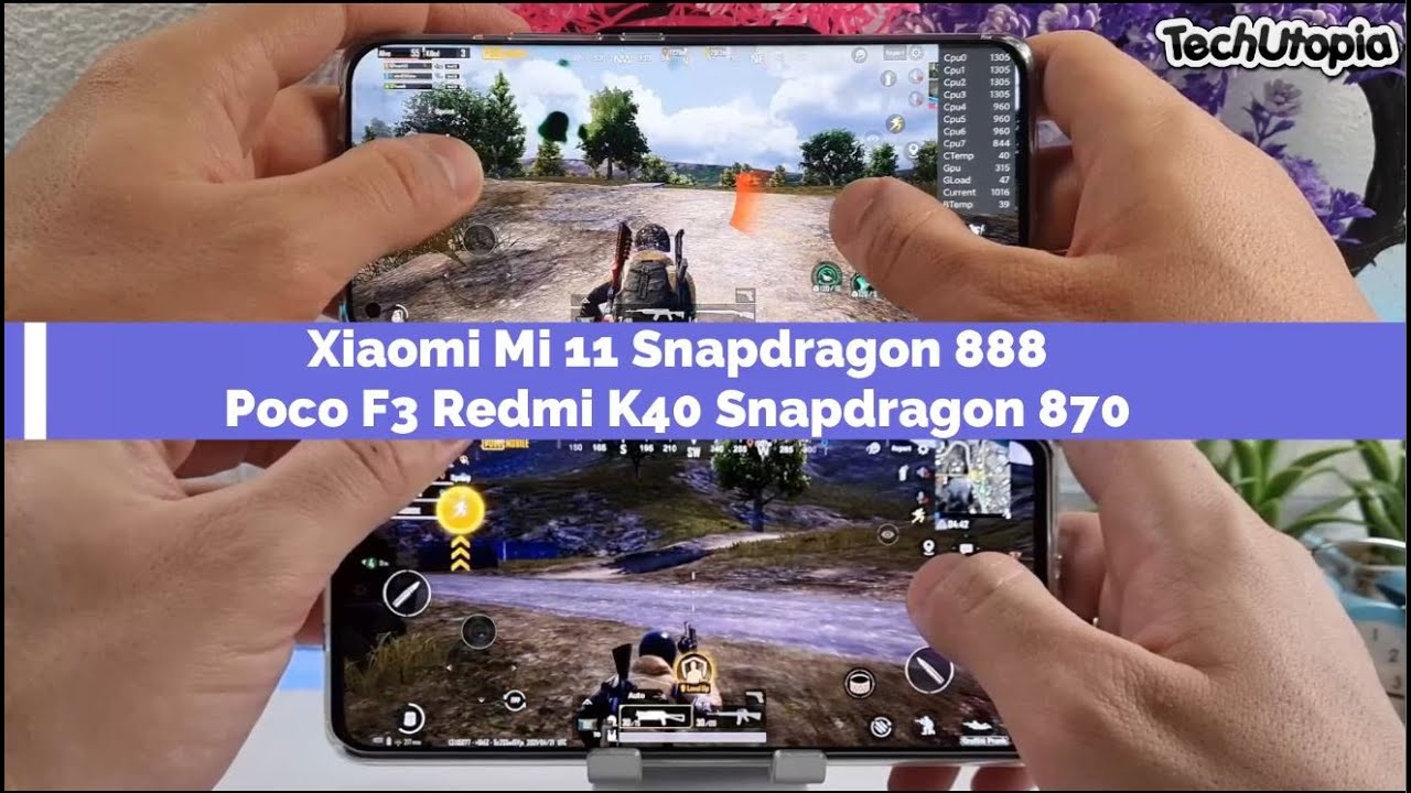 Snapdragon 870 vs 888 Speed test/Gaming comparison! PUBG/Antutu Xiaomi Mi 11 vs Poco F3/Redmi K40