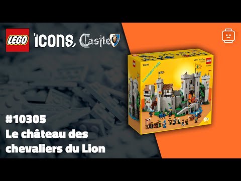 Vidéo LEGO Icons 10305 : Le château des Chevaliers du Lion