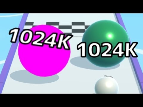Ball Run & Merge Satisfying all levels gameplay - Ball Run 2048 vs Ball Run Infinity #cutiepie22yt