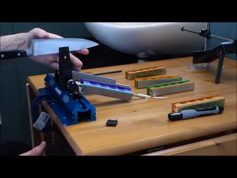 Wicked Edge Go Sharpening Wusthof Kitchen Knife