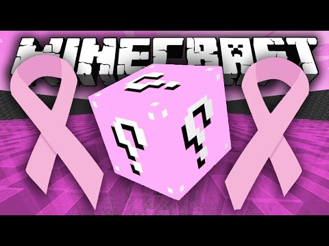 Minecraft Lucky Block PINK Maze! (Pink Ribbon Charity Game) w/ Lachlan & The Pack