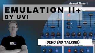 Video thumbnail for UVI Emulation II Plus - DEMO (no taking) #udiaudio by UDi Audio