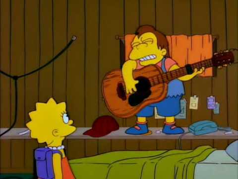 Nelson Muntz singing Joy To The World