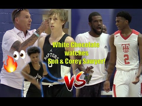 Jason Williams AKA White Chocolate WATCHES son, Jaxon; & Corey Sawyer! | Elite 32 Showcase 2019