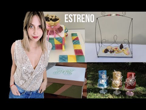 ManosalaObraTv 2021 Programa 27  Deco Tortas  Torta Patchwork - Mini Tortas  Cajas  Porta Cupcakes