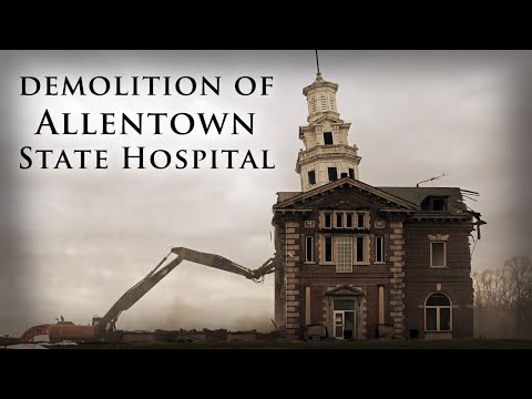 Demolition of Allentown State Hospital