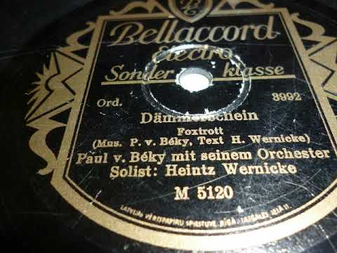 Paul von Beky Tanzorchester auf Bellaccord Electro, Riga 1942