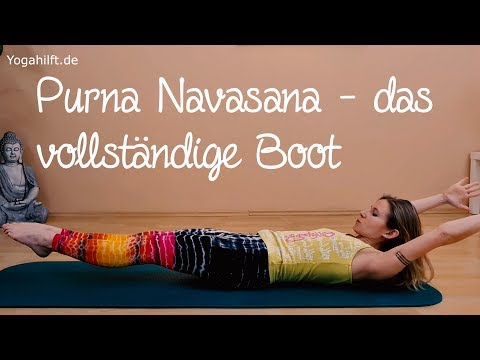 Purna Navasana,  das vollständige Yoga - Boot