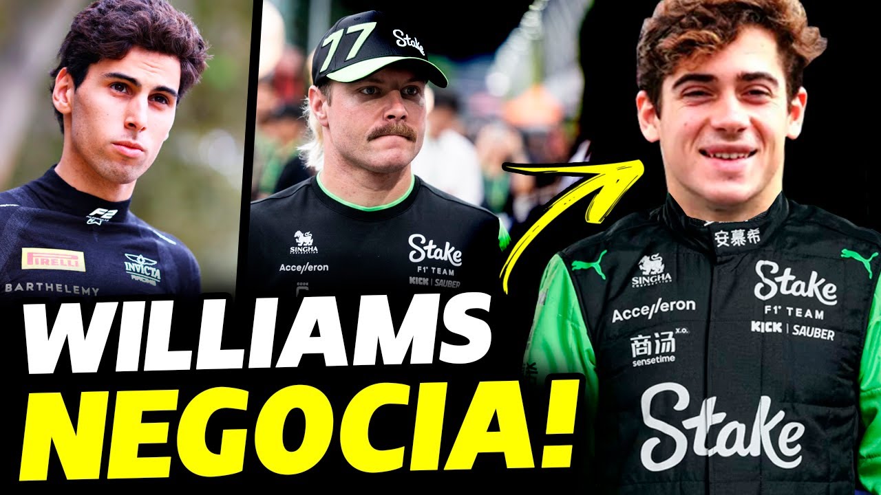 WILLIAMS CONFIRMS NEGOTIATION WITH AUDI FOR COLAPINTO LOAN IN 2025! FORMULA 1 |  GP EM CASA