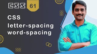 CSS letter-spacing | CSS word-spacing - CSS Tutorial 61 🚀