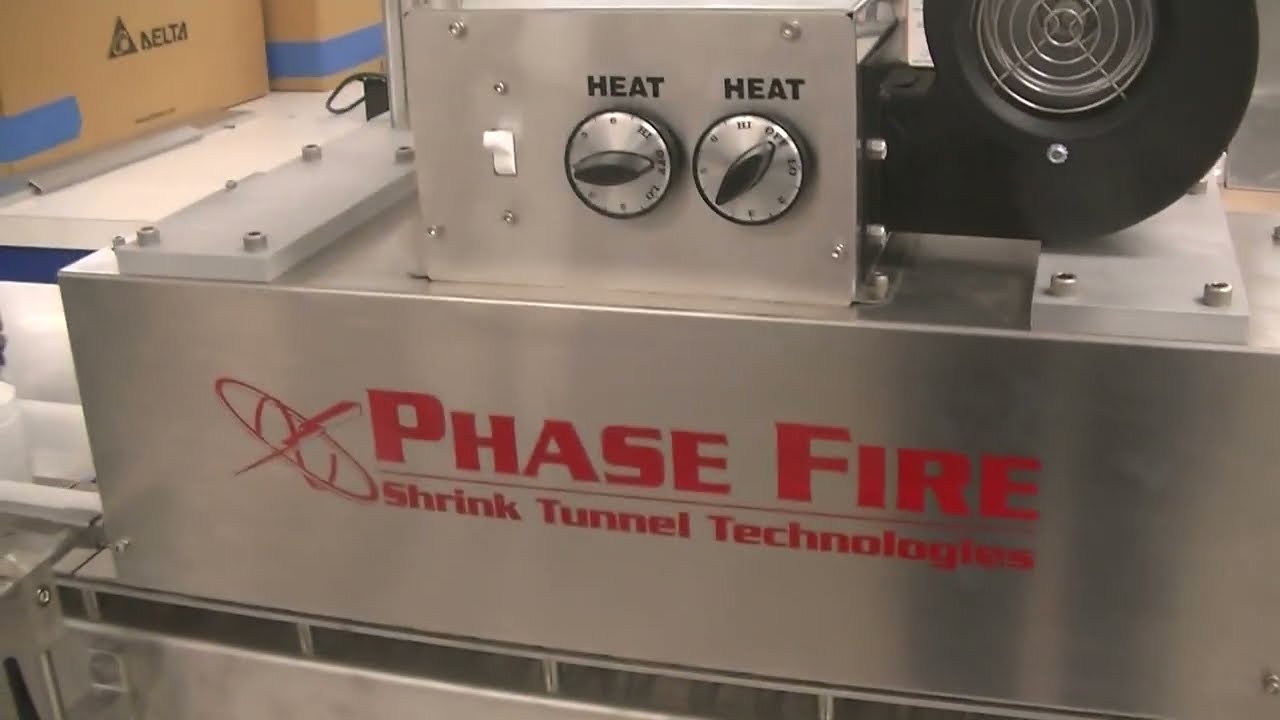 Recirculating Heat Shrink Tunnel Oven - Phase Fire E Heat Tunnel - Accutek Packaging Equipment