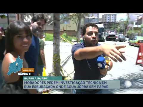 Bairro a Bairro: moradores de Vespasiano (MG) pedem investigação técnica em rua esburacada