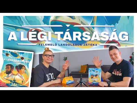 A légi társaság társasjáték  gameplay - Nézz fel!