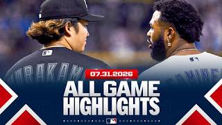 Highlights from ALL GAMES on 7/31 (Max Clark's debut, Murakami & Caminero's IMPRESSIVE HR and MORE!)