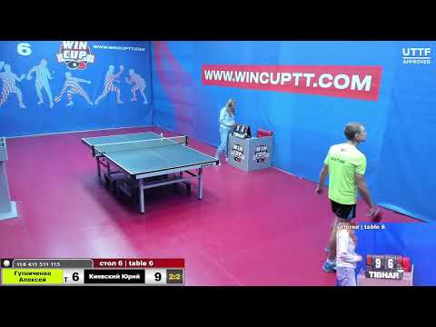 Гутниченко Алексей 2-3 Киевский Юрий   Турнир  Восток 8 WINCUP 03.09.2021 Прямой эфир. Зал 6
