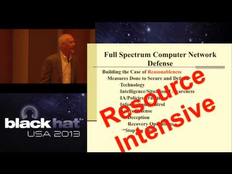 Black Hat USA 2013 - Legal Aspects of Full Spectrum Computer Network (Active) Defense