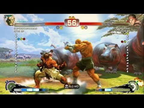 Ryukichikun [Ryu] vs Super Santarōman [Sagat] SSF4 Japanese Online Ranked Matches - TRUE-HD