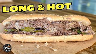 Maybe our BEST Philly Cheesesteak Yet - with LONG HOTS! Even the Wife Loved it!