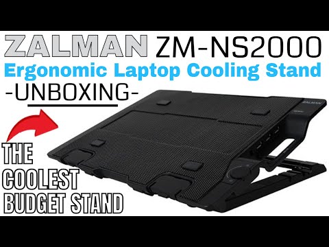 Zalman ZM-NS2000 aušinimo padėklas nešiojamam kompiuteriui 43,2 cm (17") Juoda