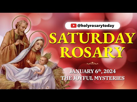SATURDAY HOLY ROSARY 💛 JANUARY 6, 2024 💛 JOYFUL MYSTERIES OF THE ROSARY [VIRTUAL] #holyrosarytoday