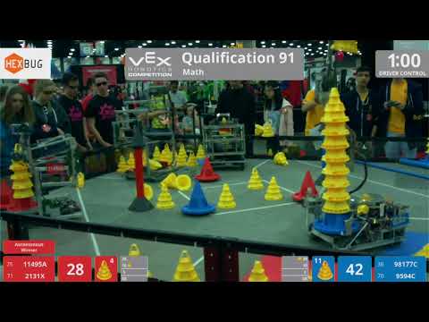 2018 VRC Math Q91 - 11495A 2131X vs 98177C 9594C - 28 to 115