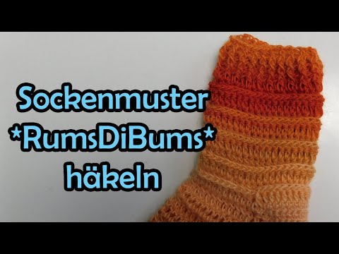 Sockenmuster *RumsDiBums* häkeln