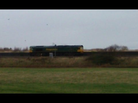 Talacre 2.12.2015 - Freightliner 66519 light engine - Ffynnongroew - Prestatyn