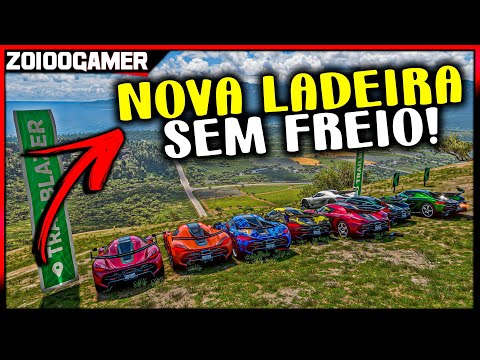 NOVA LADEIRA SEM FREIO DE KOENIGSEGG JESKO - FORZA HORIZON 5