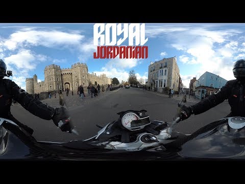 Windsor Castle in 360 on a BMW S1000R